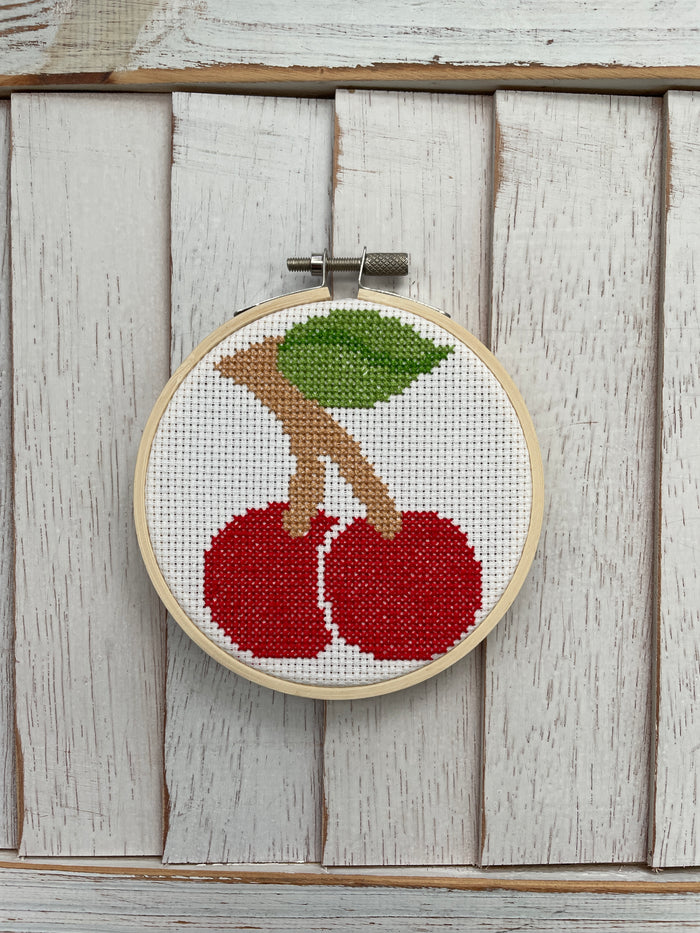 Cherries Counted Cross Stitch Kit