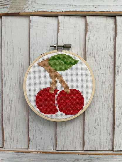 Cherries Counted Cross Stitch Kit