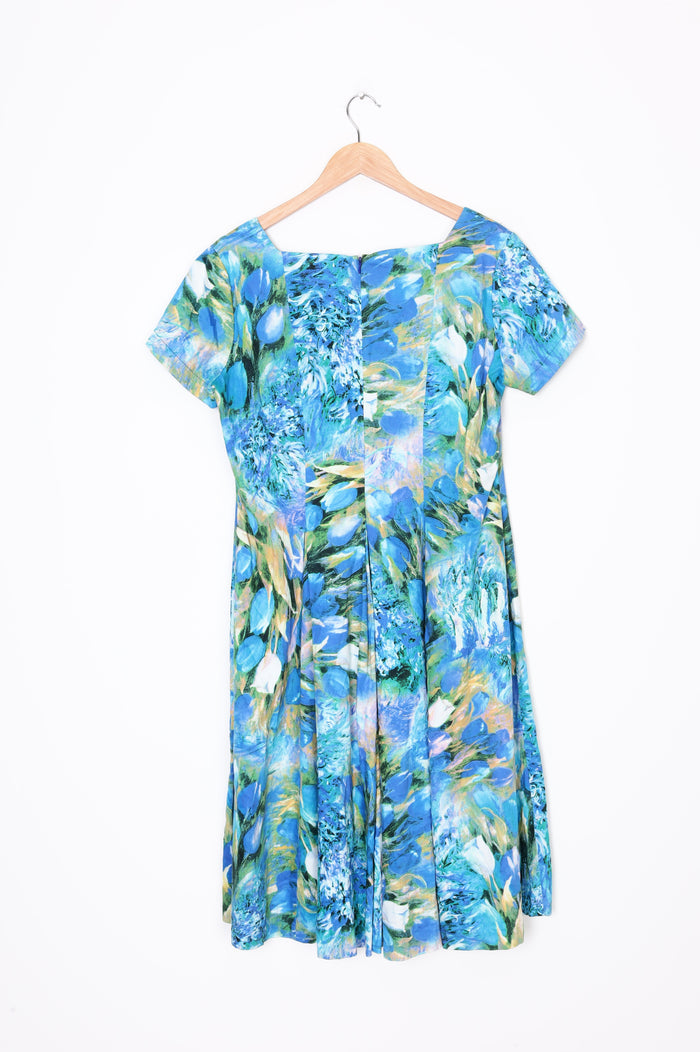 Cherry Bishop Womens Blue Dress Size 16
