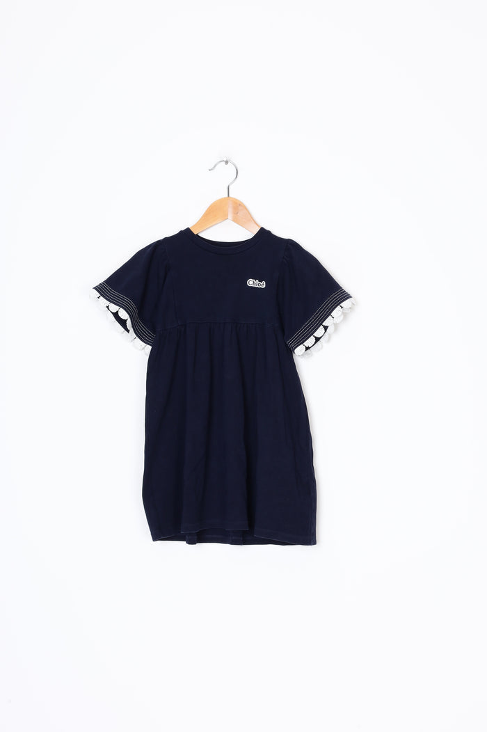 Chloe Kids Blue Dress Size 6 YO