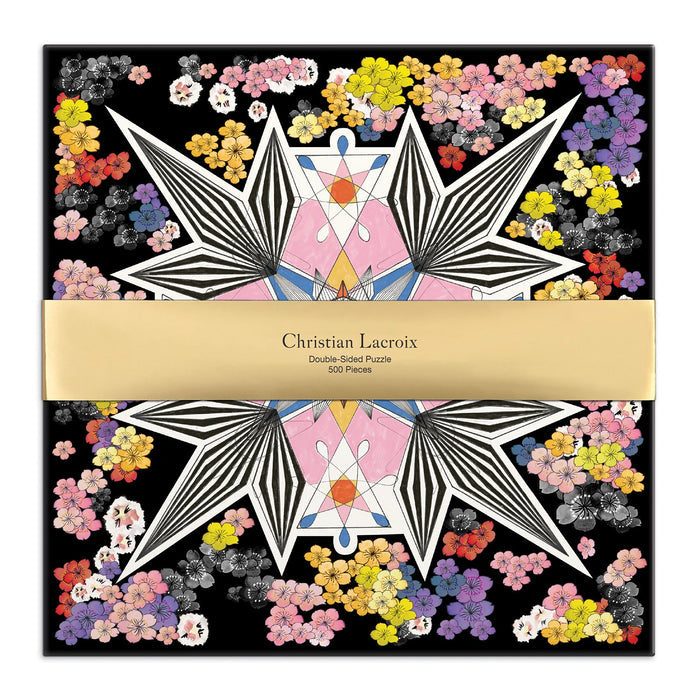Christian Lacroix Flowers Galaxy Double Sided 500 Piece Jigsaw Puzzle Double Sided 500 Piece Puzzle Christian Lacroix Collection