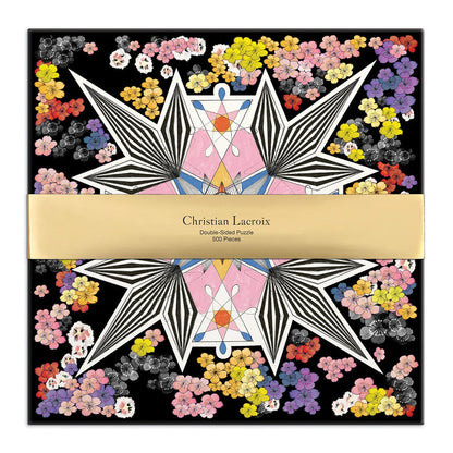 Christian Lacroix Flowers Galaxy Double Sided 500 Piece Jigsaw Puzzle Double Sided 500 Piece Puzzle Christian Lacroix Collection