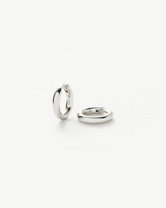Classic Tunnel Mini Hoop Earrings | Sterling Silver Earrings Missoma