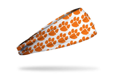 Clemson Tigers: Orange Repeating Big Bang Lite Headband - View 2