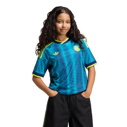 adidas Colombia 26 Away Kids Jersey | Navy Blue / Petrol | Kid's
