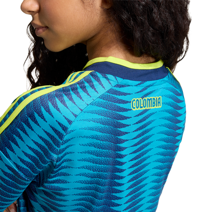 adidas Colombia 26 Away Kids Jersey | Navy Blue / Petrol | Kid's