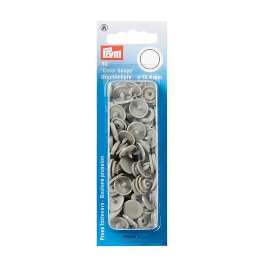 COLOR Snaps 12.4 mm Grey 30pc