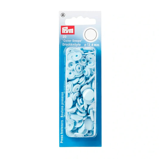 COLOR Snaps 12.4 mm Light Blue 30pc