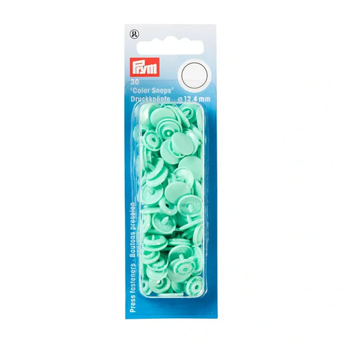 COLOR Snaps 12.4 mm Mint 30pc
