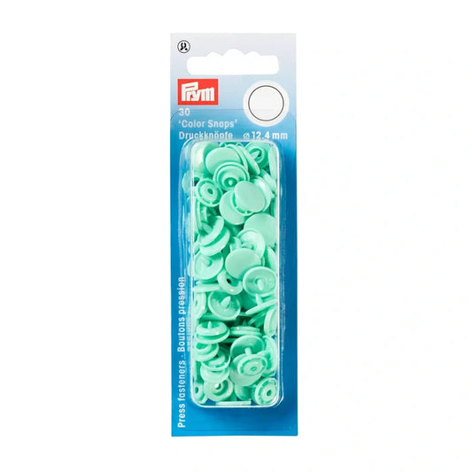 COLOR Snaps 12.4 mm Mint 30pc