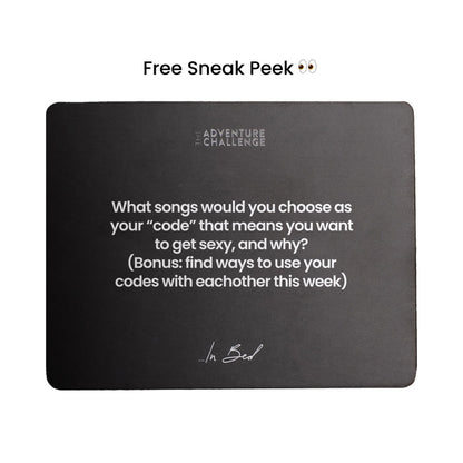 Connection Cards | ...In Bed Edition