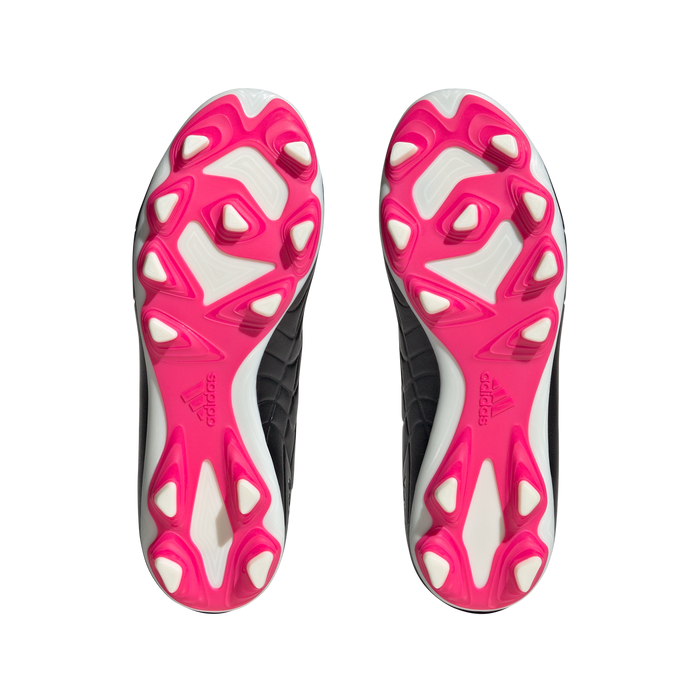 adidas Copa Pure.4 FxG Soccer Cleats | Core Black / White / Beam Pink | Kid's