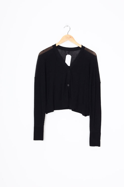 Cos Womens Black Cardigan Size L