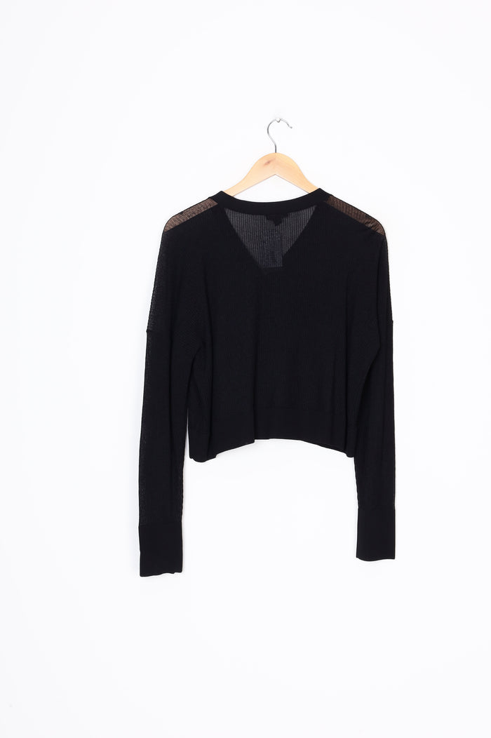 Cos Womens Black Cardigan Size L