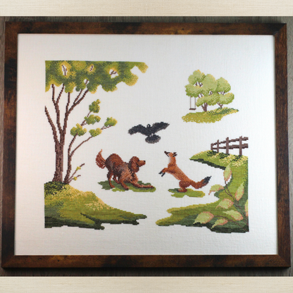 Diana Bloom Designs - A Game of Catch - Chart IH and/or Roxy Floss