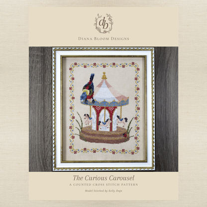 Diana Bloom Designs - The Curious Carousel - Chart IH and/or Roxy Floss
