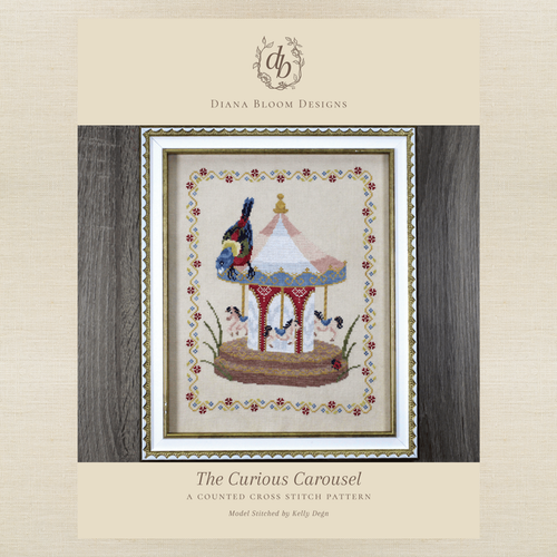 Diana Bloom Designs - The Curious Carousel - Chart IH and/or Roxy Floss