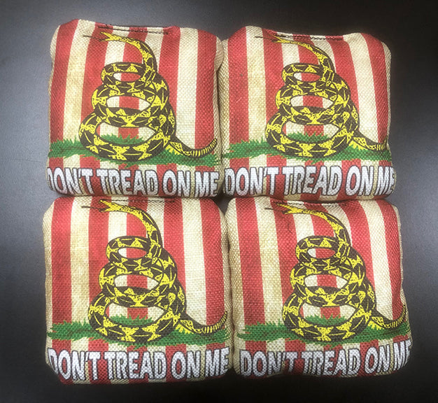 Don't Tread On Me Cornhole Bags Set of 8