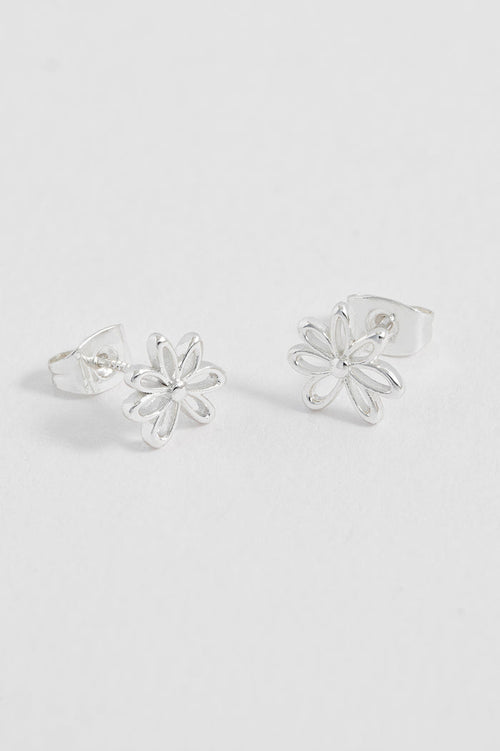 Doodle Flower Stud Earrings
