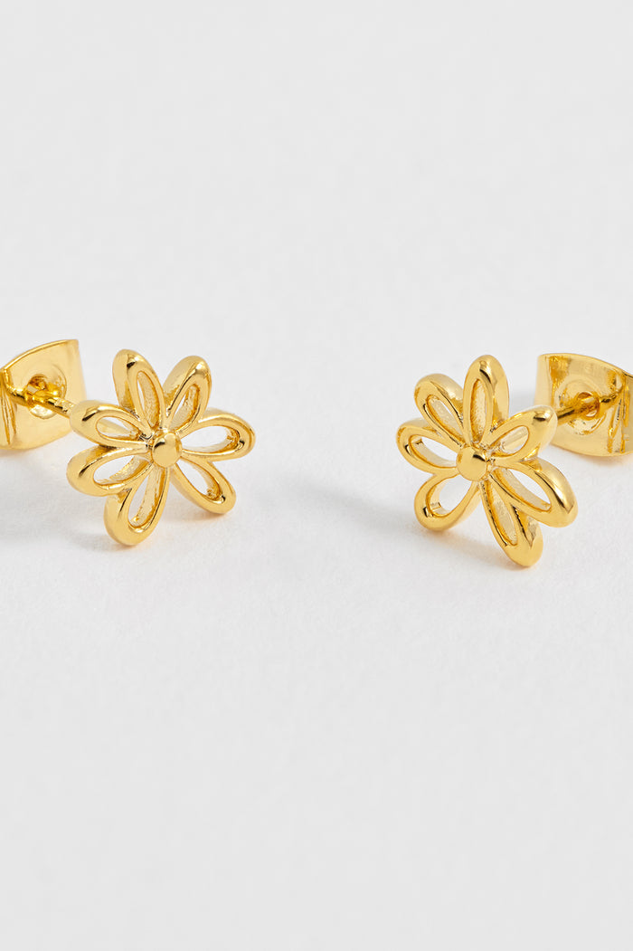 Doodle Flower Stud Earrings