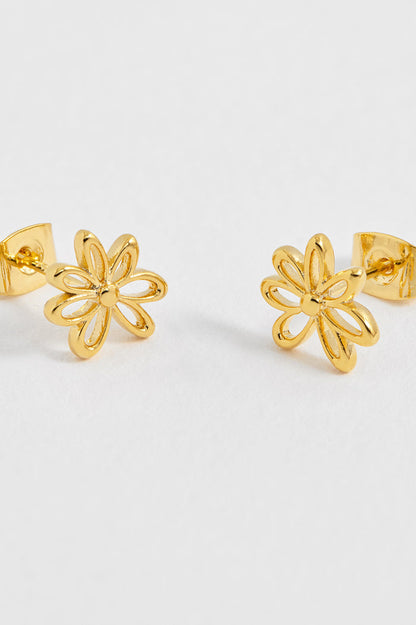 Doodle Flower Stud Earrings