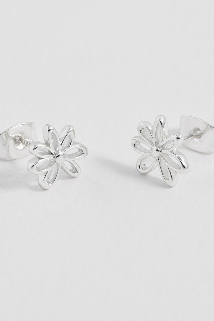 Doodle Flower Stud Earrings