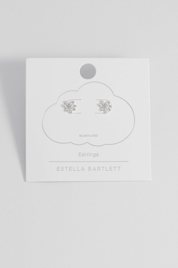 Doodle Flower Stud Earrings