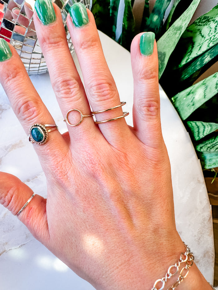 Double Cuff Stacking Ring