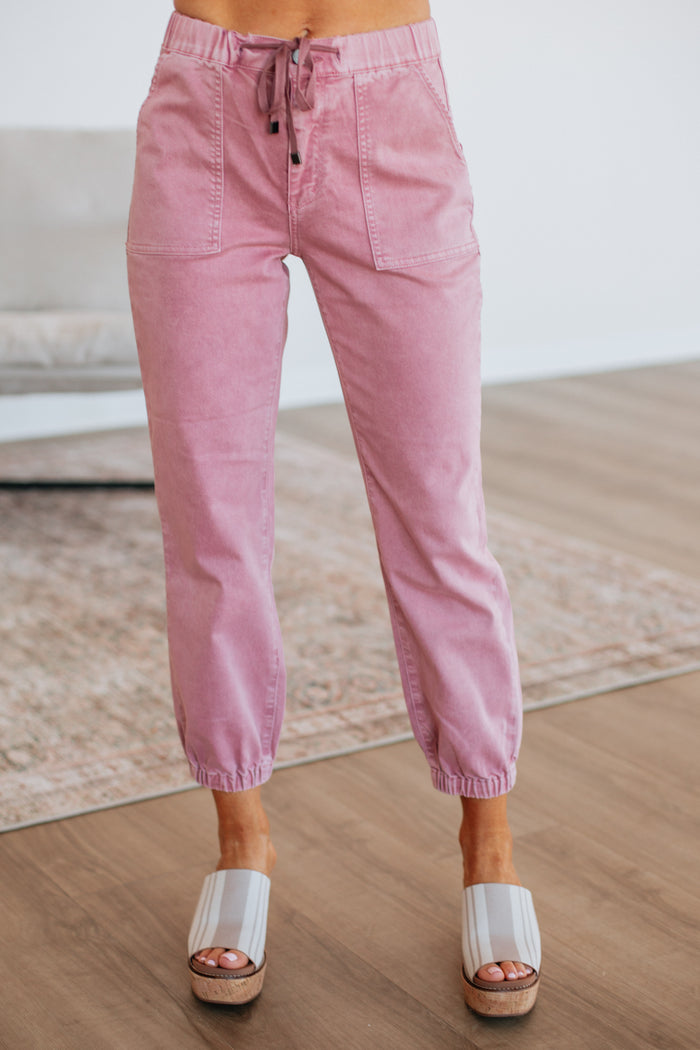 Drea Mica Joggers - Blush