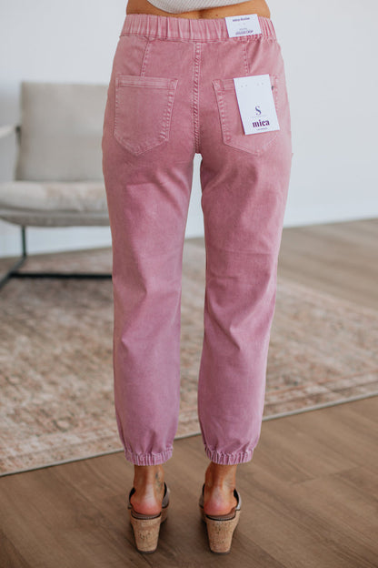 Drea Mica Joggers - Blush