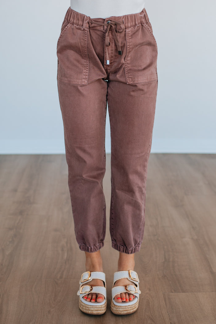 Drea Mica Joggers - Cocoa