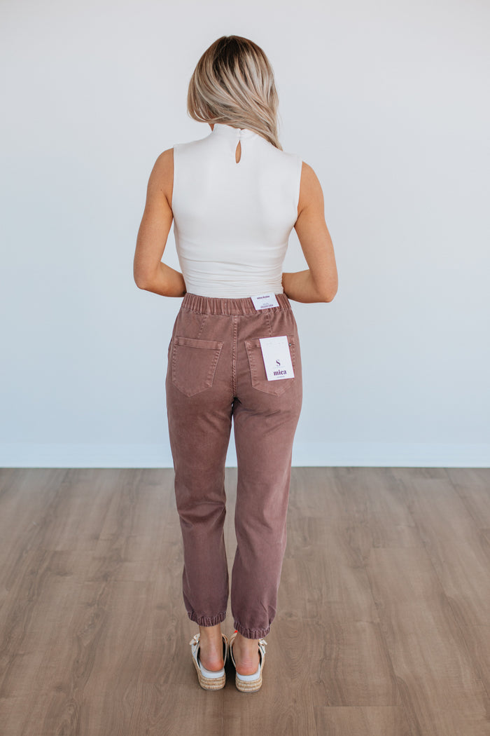 Drea Mica Joggers - Cocoa