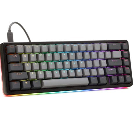 Drop MDX-22176-19 computer-keyboards, Space Gray, Cherry MX Blue RGB