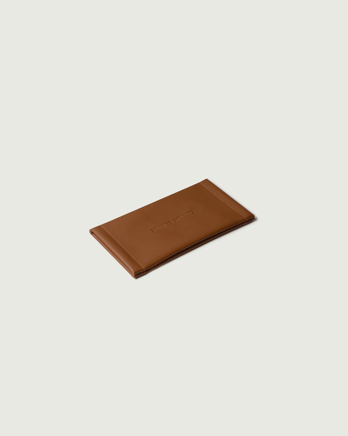 Hot Chocolate ::Duo Sac Eyewear case Hot Chocolate front diagonal