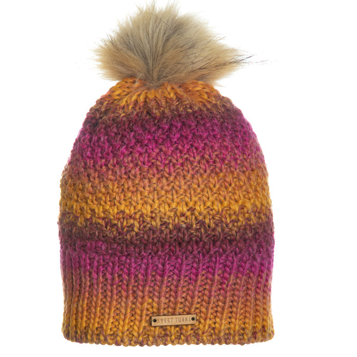 Early Rise Beanie in Fuschia - Sweet Turns