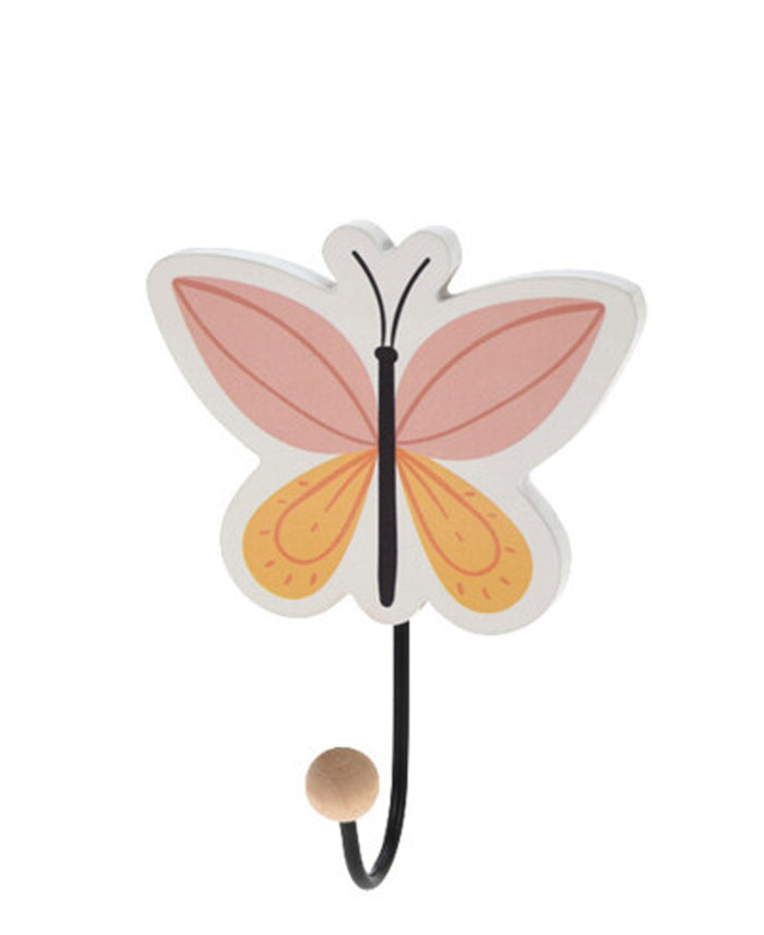 Elemental Decor Butterfly Coat Rack - Pink