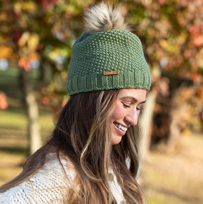 Emerson Olive Beanie - Sweet Turns