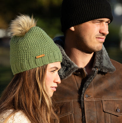 Emerson Olive Beanie - Sweet Turns