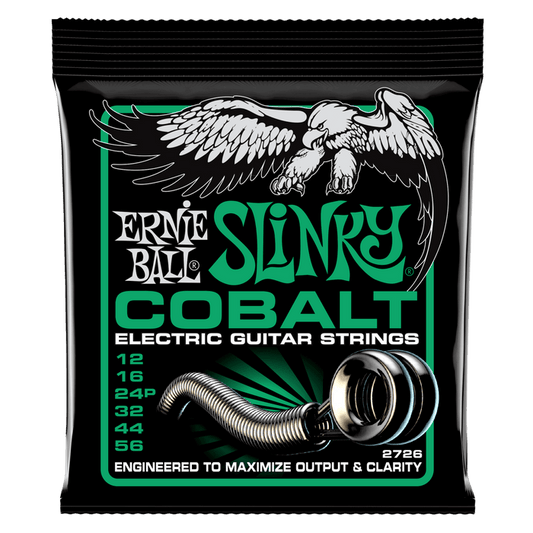 Ernie Ball 2726 Cobalt Not Even Slinky Electric Guitar Strings 12-56