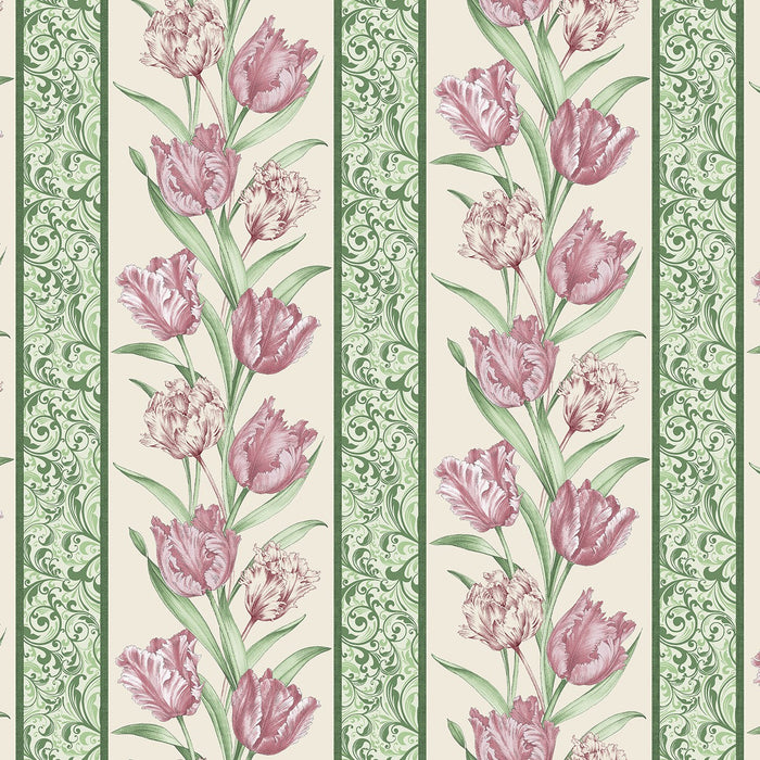 EVELYN'S ETCHED TULIPS 13133-07 STRIPES
