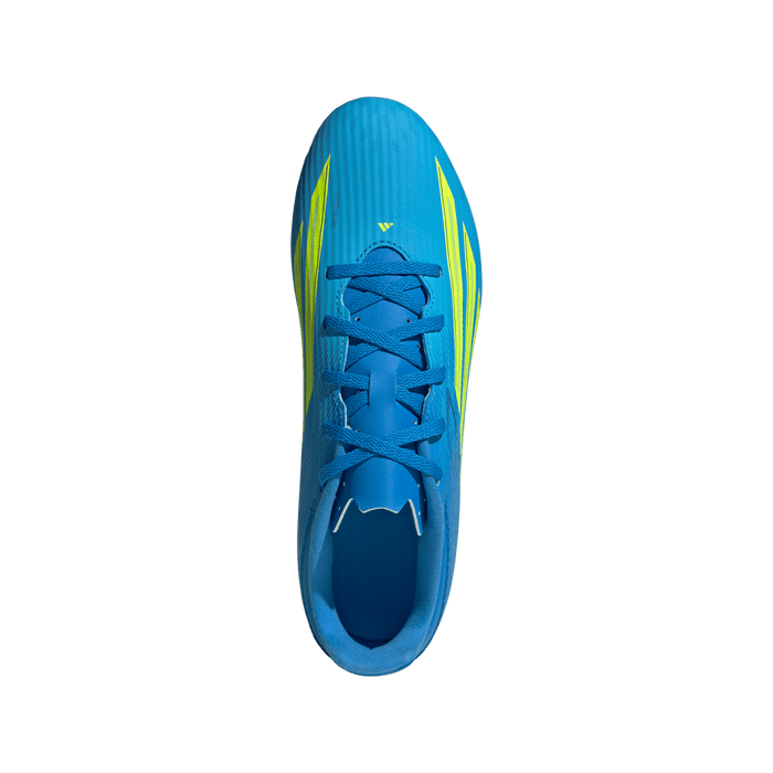 adidas F50 CLUB Firm Ground / Multi Ground Soccer Cleats | Lucid Ray Blue / Team Solar Yellow 2 / Lucid Aquamarine | Men's