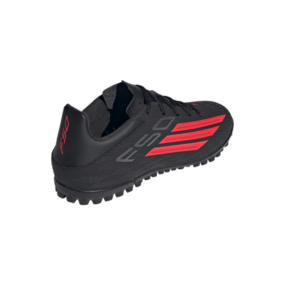 adidas F50 CLUB Turf Soccer Cleats | Core Black / Lucid Red | Men's