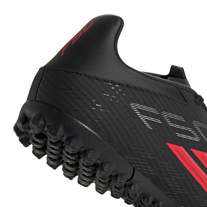 adidas F50 CLUB Turf Soccer Cleats | Core Black / Lucid Red | Men's