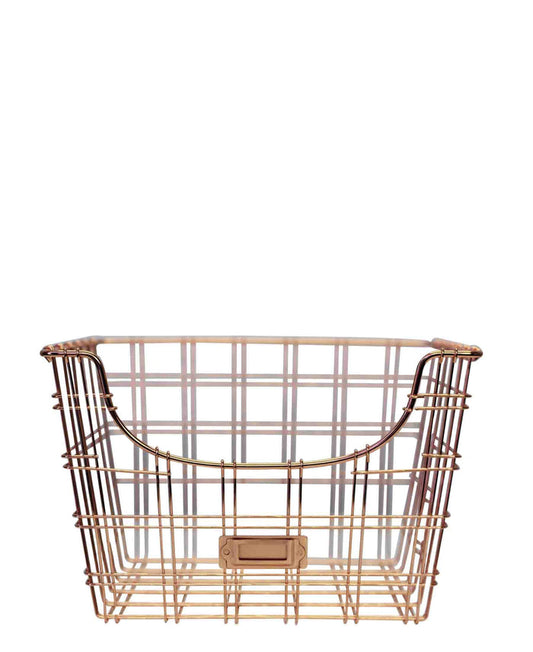 Fine Living Ash Copper Crate - Rose Gold