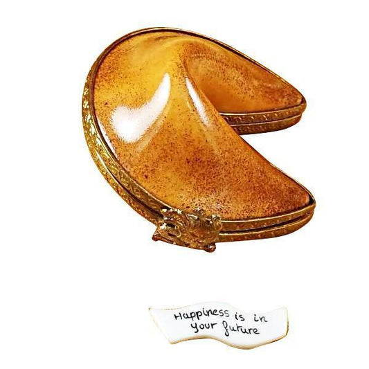 Fortune Cookie Porcelain Limoges Food French Trinket Box