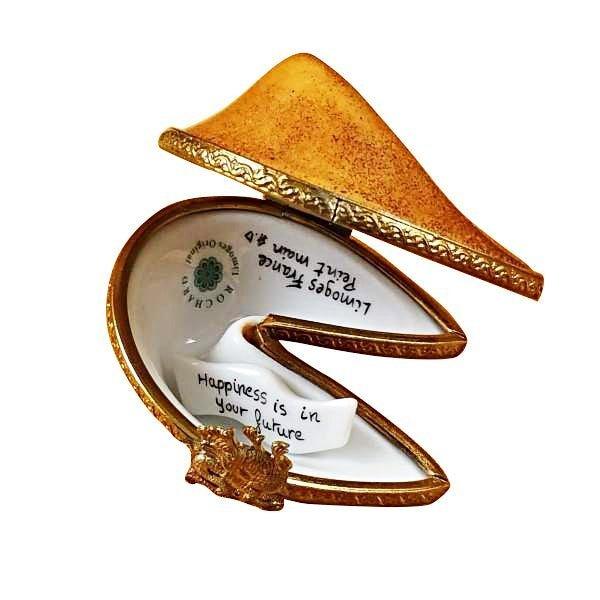 Fortune Cookie Porcelain Limoges Food French Trinket Box