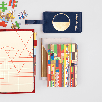 Frank Lloyd Wright Geometry Passport Cover Travel Accessories Galison
