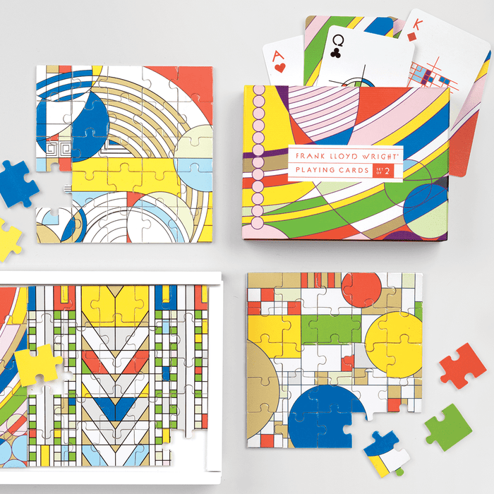 Frank Lloyd Wright Playing Card Set Playing Cards Galison