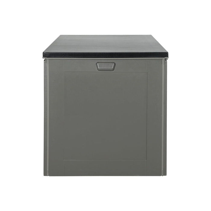 Gardeon Outdoor Storage Box 680L Container Lockable Garden Bench Tool Shed Black -Home Living Store - -