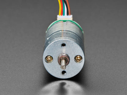 Geared DC Motor with Magnetic Encoder Outputs - 7 VDC 1:20 Ratio by The Pi Hut - The Pi Hut